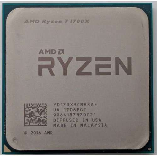 Процессор AMD Ryzen 7 1700X 3.4(3.8)GHz sAM4 Tray (YD170XBCM88AE) (Восстановлено продавцом, 851265) купить в Украине: Киев, Днепр, Харьков, Одесса  | Проверка совместимости, низкая цена, отзывы, характеристики от TELEMART фото
