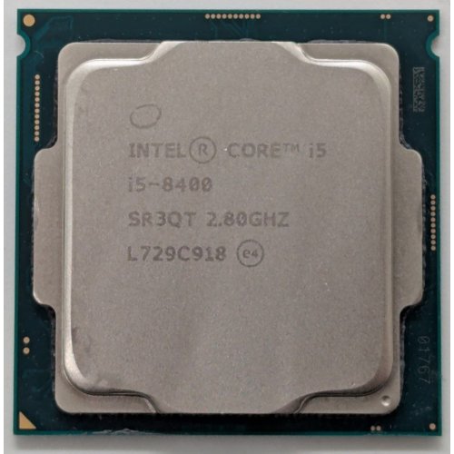 Процесор Intel Core i5-8400 2.8GHz 9MB s1151 Tray (CM8068403358811) (Відновлено продавцем, 851269) купити в Україні: Київ, Львів, Хмельницький, Тернопіль, Івано-Франківськ | Перевірка сумісності, низька ціна, відгуки, характеристики від TELEMART фото