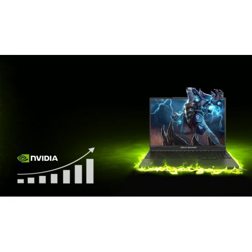 Ноутбук Dream Machines RX5090-18 (RX5090-18UA28) Black купить в Украине: Киев, Днепр, Харьков, Одесса  | Низкая цена, отзывы, характеристики от TELEMART фото