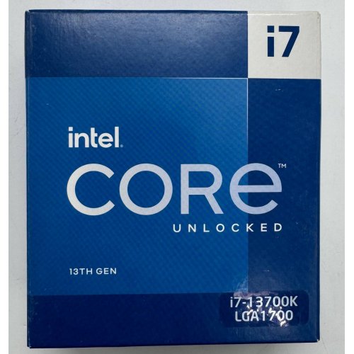 Процессор Intel Core i7-13700K 3.4(5.4)GHz 30MB s1700 Box (BX8071513700K) (Восстановлено продавцом, 851424) купить в Украине: Киев, Днепр, Харьков, Одесса  | Проверка совместимости, низкая цена, отзывы, характеристики от TELEMART фото