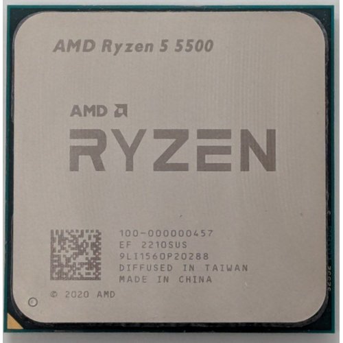 Процессор AMD Ryzen 5 5500 3.6(4.2)GHz 16MB sAM4 Box (100-100000457BOX) (Восстановлено продавцом, 851430) купить в Украине: Киев, Днепр, Харьков, Одесса  | Проверка совместимости, низкая цена, отзывы, характеристики от TELEMART фото