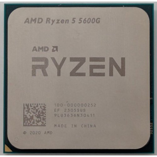 Процесор AMD Ryzen 5 5600G 3.9(4.4)GHz 16MB sAM4 Box (100-100000252BOX) (Відновлено продавцем, 851432) купити в Україні: Київ, Львів, Хмельницький, Тернопіль, Івано-Франківськ | Перевірка сумісності, низька ціна, відгуки, характеристики від TELEMART фото