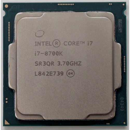Процесор Intel Core i7-8700K 3.7(4.7)GHz 12MB s1151 Box (BX80684I78700K) (Відновлено продавцем, 851433) купити в Україні: Київ, Львів, Хмельницький, Тернопіль, Івано-Франківськ | Перевірка сумісності, низька ціна, відгуки, характеристики від TELEMART фото