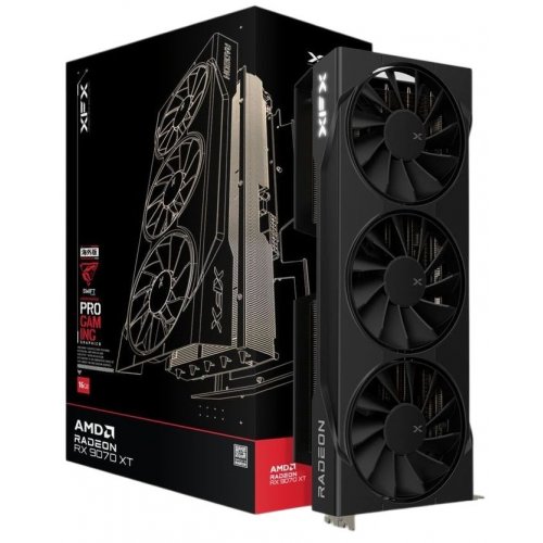Видеокарта XFX Radeon RX 9070 XT Swift Triple Fan 16384MB (RX-97TSWF3B9) (Восстановлено продавцом, 851464) купить в Украине: Киев, Днепр, Харьков, Одесса  | Проверка совместимости, низкая цена, отзывы, характеристики от TELEMART фото