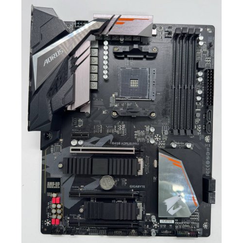 Материнская плата Gigabyte B450 AORUS PRO (sAM4, AMD B450) (Восстановлено продавцом, 851485) купить в Украине: Киев, Днепр, Харьков, Одесса  | Проверка совместимости, низкая цена, отзывы, характеристики от TELEMART фото