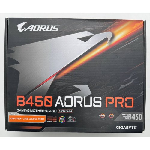 Материнская плата Gigabyte B450 AORUS PRO (sAM4, AMD B450) (Восстановлено продавцом, 851485) купить в Украине: Киев, Днепр, Харьков, Одесса  | Проверка совместимости, низкая цена, отзывы, характеристики от TELEMART фото