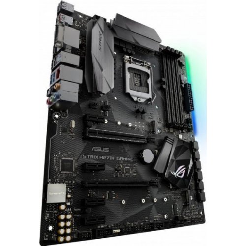Материнская плата Asus STRIX H270F GAMING (s1151, Intel H270) (Восстановлено продавцом, 851487) купить в Украине: Киев, Днепр, Харьков, Одесса  | Проверка совместимости, низкая цена, отзывы, характеристики от TELEMART фото