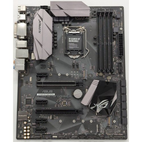 Материнская плата Asus STRIX H270F GAMING (s1151, Intel H270) (Восстановлено продавцом, 851487) купить в Украине: Киев, Днепр, Харьков, Одесса  | Проверка совместимости, низкая цена, отзывы, характеристики от TELEMART фото