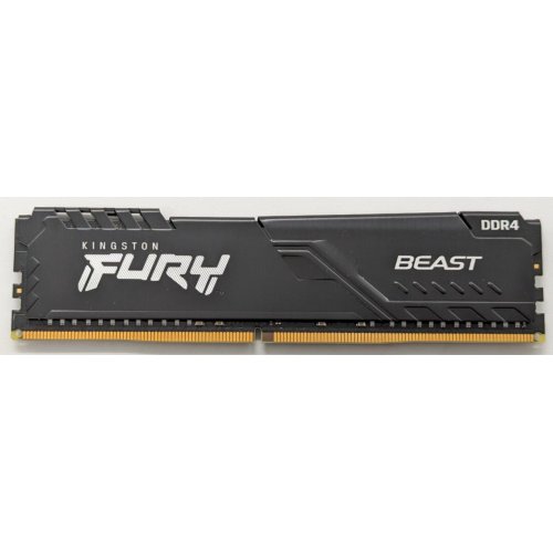 Озп Kingston DDR4 16GB 3200Mhz FURY Beast Black (KF432C16BB1/16) (Відновлено продавцем, 851491) купити в Україні: Київ, Львів, Хмельницький, Тернопіль, Івано-Франківськ | Перевірка сумісності, низька ціна, відгуки, характеристики від TELEMART фото