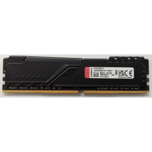 Озп Kingston DDR4 16GB 3200Mhz FURY Beast Black (KF432C16BB1/16) (Відновлено продавцем, 851491) купити в Україні: Київ, Львів, Хмельницький, Тернопіль, Івано-Франківськ | Перевірка сумісності, низька ціна, відгуки, характеристики від TELEMART фото