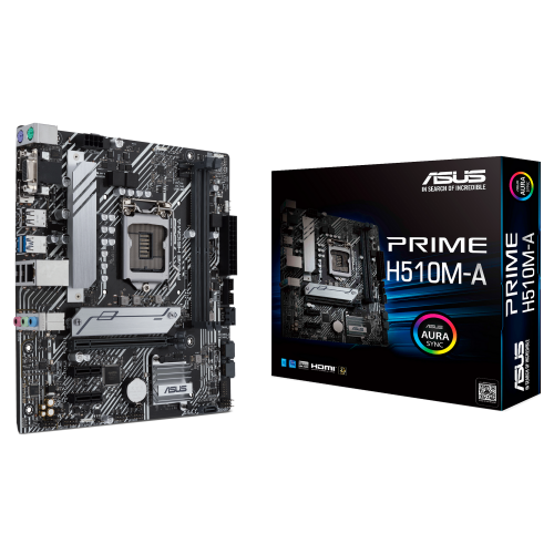 Материнская плата Asus PRIME H510M-A (s1200, Intel H510) (Восстановлено продавцом, 851495) купить в Украине: Киев, Днепр, Харьков, Одесса  | Проверка совместимости, низкая цена, отзывы, характеристики от TELEMART фото