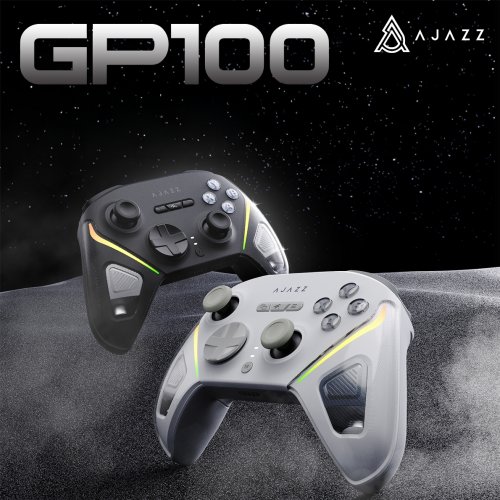 Геймпад Ajazz GP100S RGB with Charging Station (GP100S-B) Black купить в Украине: Киев, Днепр, Харьков, Одесса  | Низкая цена, отзывы, характеристики от TELEMART фото