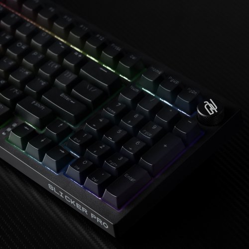 Клавиатура Proove Gaming Slicker Pro RGB Gateron G Pro 3.0 Yellow Wireless (WKSLP0022416) Black/Purple купить в Украине: Киев, Днепр, Харьков, Одесса  | Низкая цена, отзывы, характеристики от TELEMART фото