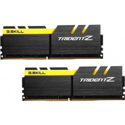 ОЗП G.Skill DDR4 32GB (2x16GB) 3200Mhz Trident Z (F4-3200C16D-32GTZKY) Yellow