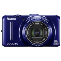 Цифрові фотоапарати Nikon Coolpix S9300 Blue