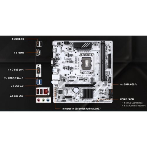 Материнская плата Gigabyte H810M D2HX SI GEN5 (s1851, Intel H810) купить в Украине: Киев, Днепр, Харьков, Одесса  | Проверка совместимости, низкая цена, отзывы, характеристики от TELEMART фото