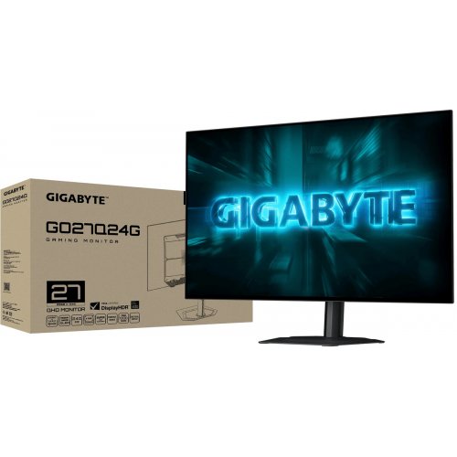Монітор Gigabyte 27" GO27Q24G Black купити в Україні: Київ, Львів, Хмельницький, Тернопіль, Івано-Франківськ | Низька ціна, відгуки, характеристики від TELEMART фото