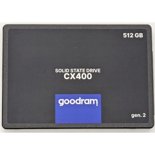 Ssd-диск GoodRAM CX400 Gen.2 3D NAND TLC 512GB 2.5" (SSDPR-CX400-512-G2) (Восстановлено продавцом, 851697) купить в Украине: Киев, Днепр, Харьков, Одесса  | Проверка совместимости, низкая цена, отзывы, характеристики от TELEMART фото