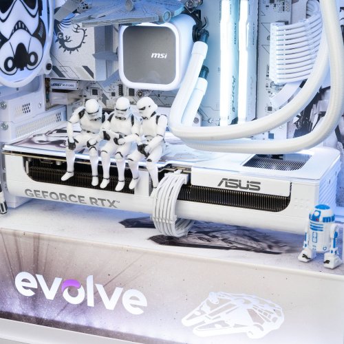 Комп'ютер EVOLVE SpecialPart StarWars:White Order (EVSP-SWWOR780X3DN507-D532S1TBK) White купити в Україні: Київ, Львів, Хмельницький, Тернопіль, Івано-Франківськ | Низька ціна, відгуки, характеристики від TELEMART фото