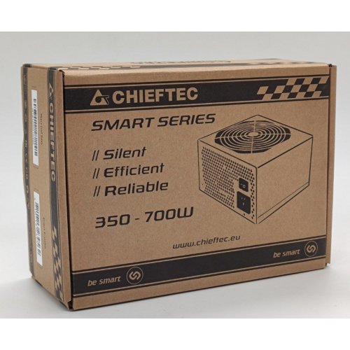 Блок живлення CHIEFTEC Smart 650W (GPS-650A8) (Відновлено продавцем, 851722) купити в Україні: Київ, Львів, Хмельницький, Тернопіль, Івано-Франківськ | Перевірка сумісності, низька ціна, відгуки, характеристики від TELEMART фото