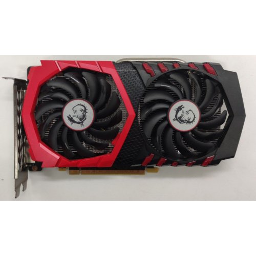 Відеокарта MSI GeForce GTX 1050 Ti Gaming X 4096MB (GTX 1050 TI GAMING X 4G) (Відновлено продавцем, 851726) купити в Україні: Київ, Львів, Хмельницький, Тернопіль, Івано-Франківськ | Перевірка сумісності, низька ціна, відгуки, характеристики від TELEMART фото