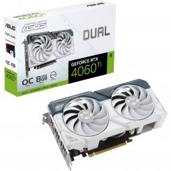 Видеокарта Asus GeForce RTX 4060 Ti Dual OC White 8192MB (DUAL-RTX4060TI-O8G-WHITE) (Восстановлено продавцом, 851731)