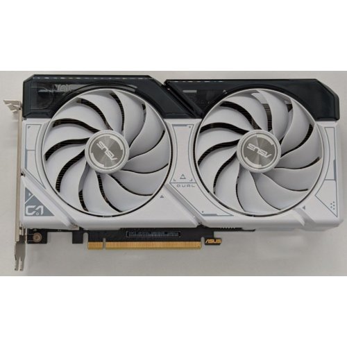 Відеокарта Asus GeForce RTX 4060 Ti Dual OC White 8192MB (DUAL-RTX4060TI-O8G-WHITE) (Відновлено продавцем, 851731) купити в Україні: Київ, Львів, Хмельницький, Тернопіль, Івано-Франківськ | Перевірка сумісності, низька ціна, відгуки, характеристики від TELEMART фото