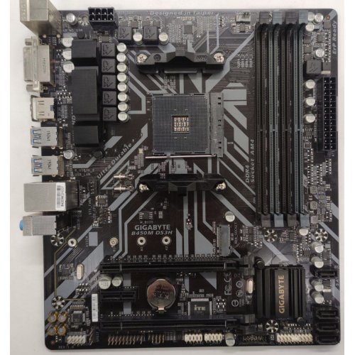 Материнская плата Gigabyte B450M DS3H (sAM4, AMD B450) (Восстановлено продавцом, 851775) купить в Украине: Киев, Днепр, Харьков, Одесса  | Проверка совместимости, низкая цена, отзывы, характеристики от TELEMART фото