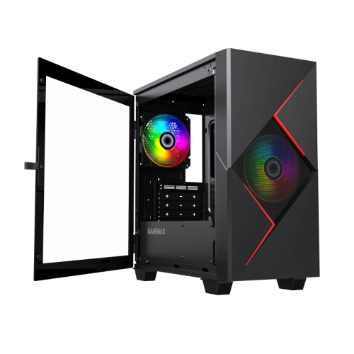 Корпус GAMEMAX Cyclops BR Tempered Glass без БП Black (Восстановлено продавцом, 851923) купить в Украине: Киев, Днепр, Харьков, Одесса  | Проверка совместимости, низкая цена, отзывы, характеристики от TELEMART фото