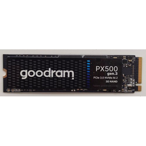 Ssd-диск GoodRAM PX500 Gen.3 3D NAND 256GB M.2 (2280 PCI-E) NVMe x4 (SSDPR-PX500-256-80-G3) (Восстановлено продавцом, 851938) купить в Украине: Киев, Днепр, Харьков, Одесса  | Проверка совместимости, низкая цена, отзывы, характеристики от TELEMART фото