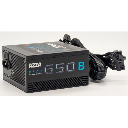 Блок живлення Azza 650W (PSAZ-650W) (Відновлено продавцем, 851979) купити в Україні: Київ, Львів, Хмельницький, Тернопіль, Івано-Франківськ | Перевірка сумісності, низька ціна, відгуки, характеристики від TELEMART фото