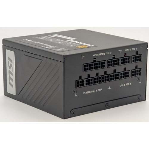 Блок питания MSI MPG 1000W PCIE5 (A1000G) (Восстановлено продавцом, 851986) купить в Украине: Киев, Днепр, Харьков, Одесса  | Проверка совместимости, низкая цена, отзывы, характеристики от TELEMART фото