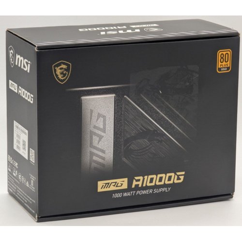 Блок питания MSI MPG 1000W PCIE5 (A1000G) (Восстановлено продавцом, 851986) купить в Украине: Киев, Днепр, Харьков, Одесса  | Проверка совместимости, низкая цена, отзывы, характеристики от TELEMART фото