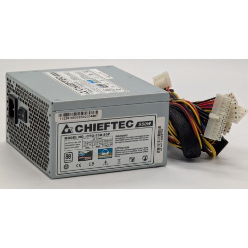 Блок живлення CHIEFTEC A-80 550W (CTG-550-80P) (Відновлено продавцем, 851991) купити в Україні: Київ, Львів, Хмельницький, Тернопіль, Івано-Франківськ | Перевірка сумісності, низька ціна, відгуки, характеристики від TELEMART фото