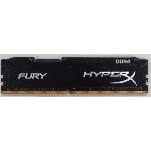 Озу Kingston DDR4 8GB 2400MHz HyperX FURY Black (HX424C15FB/8) (Восстановлено продавцом, 852001) купить в Украине: Киев, Днепр, Харьков, Одесса  | Проверка совместимости, низкая цена, отзывы, характеристики от TELEMART фото