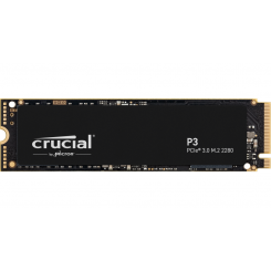 Ssd-диск Crucial P3 3D NAND 500GB M.2 (2280 PCI-E) (CT500P3SSD8) (Восстановлено продавцом, 852099)