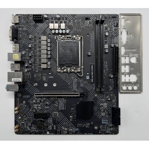 Материнская плата MSI PRO H610M-G DDR4 (s1700, Intel H610) (Восстановлено продавцом, 852103) купить в Украине: Киев, Днепр, Харьков, Одесса  | Проверка совместимости, низкая цена, отзывы, характеристики от TELEMART фото