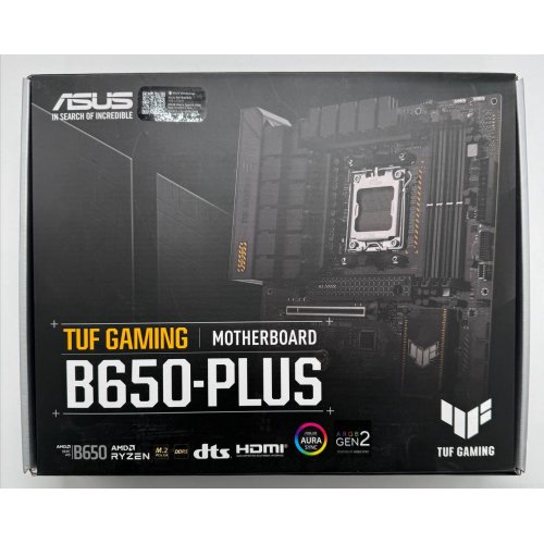 Материнська плата Asus TUF GAMING B650-PLUS (sAM5, AMD B650) (Відновлено продавцем, 852108) купити в Україні: Київ, Львів, Хмельницький, Тернопіль, Івано-Франківськ | Перевірка сумісності, низька ціна, відгуки, характеристики від TELEMART фото