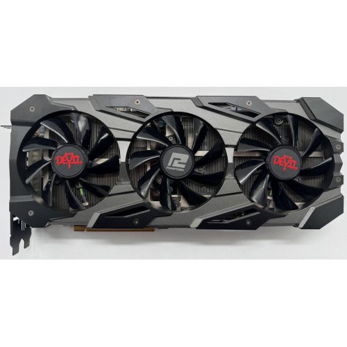 Відеокарта PowerColor Radeon RX 5700 XT Red Devil 8192MB (AXRX 5700XT 8GBD6-3DHE/OC) (Відновлено продавцем, 852136) купити в Україні: Київ, Львів, Хмельницький, Тернопіль, Івано-Франківськ | Перевірка сумісності, низька ціна, відгуки, характеристики від TELEMART фото