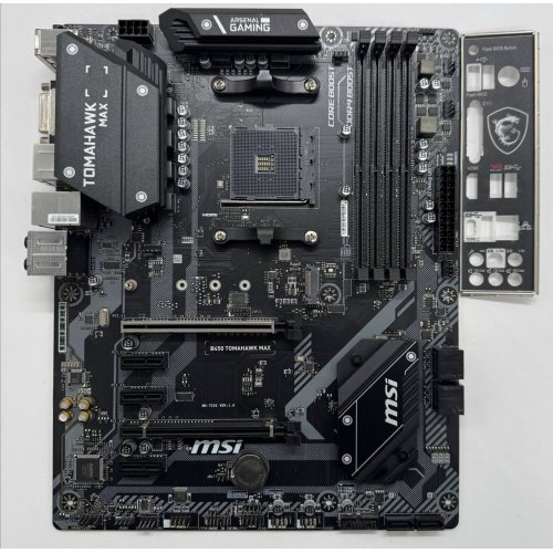 Материнська плата MSI B450 TOMAHAWK MAX (sAM4, AMD B450) (Відновлено продавцем, 852178) купити в Україні: Київ, Львів, Хмельницький, Тернопіль, Івано-Франківськ | Перевірка сумісності, низька ціна, відгуки, характеристики від TELEMART фото
