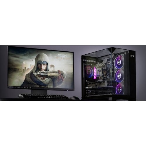 Корпус PCCooler C3 M500 Tempered Glass без БП Black купить в Украине: Киев, Днепр, Харьков, Одесса  | Проверка совместимости, низкая цена, отзывы, характеристики от TELEMART фото