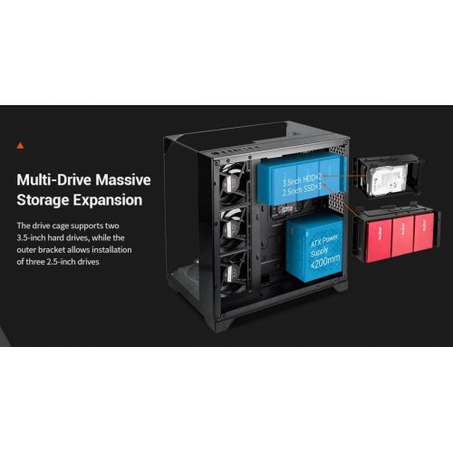 Корпус PCCooler C3 M500 Tempered Glass без БП White купить в Украине: Киев, Днепр, Харьков, Одесса  | Проверка совместимости, низкая цена, отзывы, характеристики от TELEMART фото