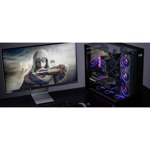 Корпус PCCooler C3 M500 Tempered Glass без БП White купить в Украине: Киев, Днепр, Харьков, Одесса  | Проверка совместимости, низкая цена, отзывы, характеристики от TELEMART фото