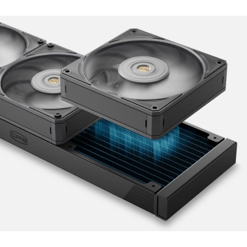 Кулер для корпуса PCCooler F9 R120 Black купити в Україні: Київ, Львів, Хмельницький, Тернопіль, Івано-Франківськ | Перевірка сумісності, низька ціна, відгуки, характеристики від TELEMART фото