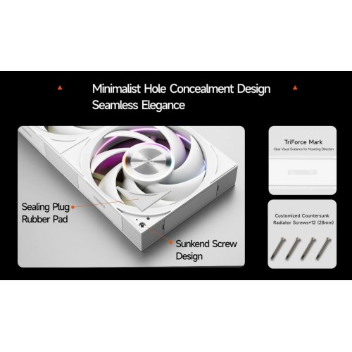 Набір кулерів для корпусу PCCooler F7 X120 ARGB 3 in 1 White купити в Україні: Київ, Львів, Хмельницький, Тернопіль, Івано-Франківськ | Перевірка сумісності, низька ціна, відгуки, характеристики від TELEMART фото