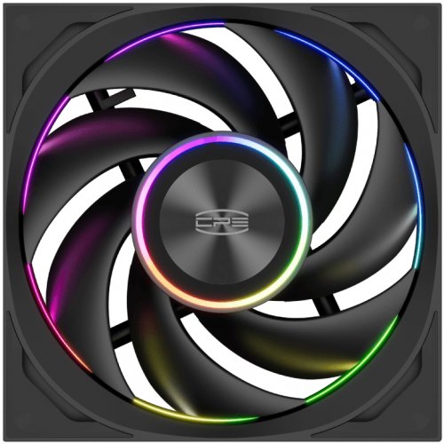 Кулер для корпуса PCCooler F7 X120 ARGB Black купити в Україні: Київ, Львів, Хмельницький, Тернопіль, Івано-Франківськ | Перевірка сумісності, низька ціна, відгуки, характеристики від TELEMART фото