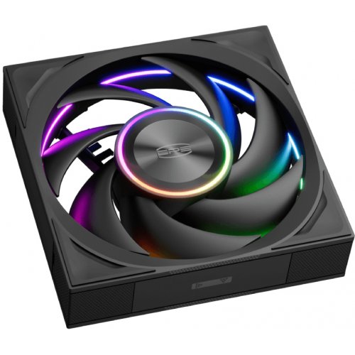 Кулер для корпуса PCCooler F7 X120 ARGB Black купити в Україні: Київ, Львів, Хмельницький, Тернопіль, Івано-Франківськ | Перевірка сумісності, низька ціна, відгуки, характеристики від TELEMART фото