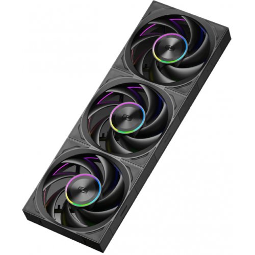 Кулер для корпуса PCCooler F7 X120 ARGB Black купити в Україні: Київ, Львів, Хмельницький, Тернопіль, Івано-Франківськ | Перевірка сумісності, низька ціна, відгуки, характеристики від TELEMART фото