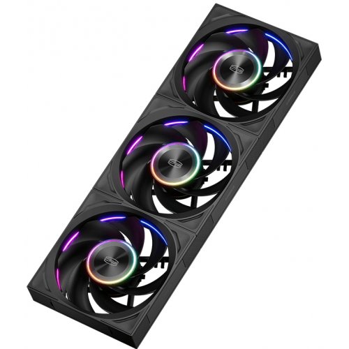Набір кулерів для корпусу PCCooler F7 X120R ARGB 3 in 1 Black купити в Україні: Київ, Львів, Хмельницький, Тернопіль, Івано-Франківськ | Перевірка сумісності, низька ціна, відгуки, характеристики від TELEMART фото