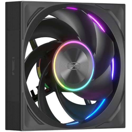 Кулер для корпуса PCCooler F7 X120R ARGB Black купити в Україні: Київ, Львів, Хмельницький, Тернопіль, Івано-Франківськ | Перевірка сумісності, низька ціна, відгуки, характеристики від TELEMART фото